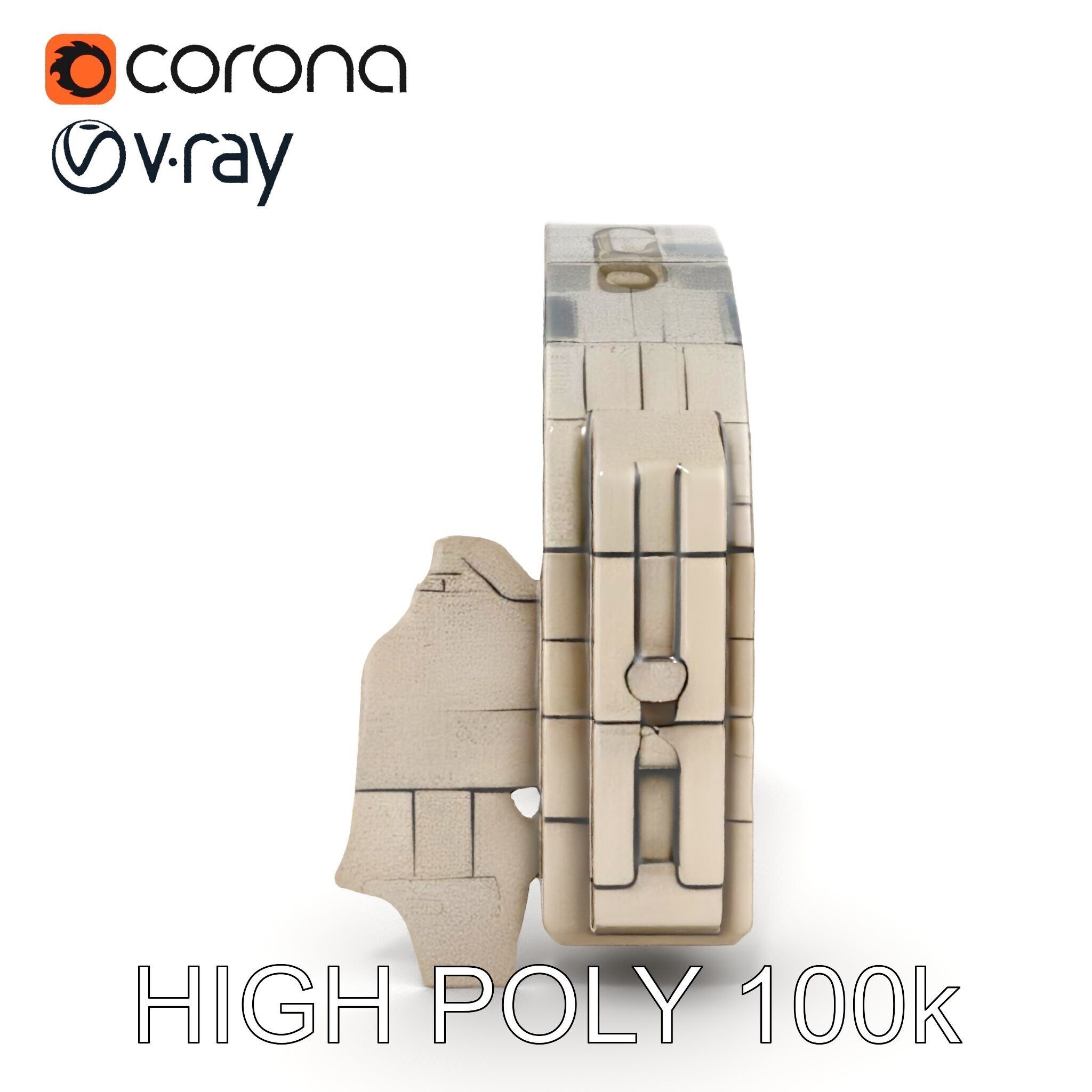 Ancient Stone Archway model pack Low-poly 3D model_17