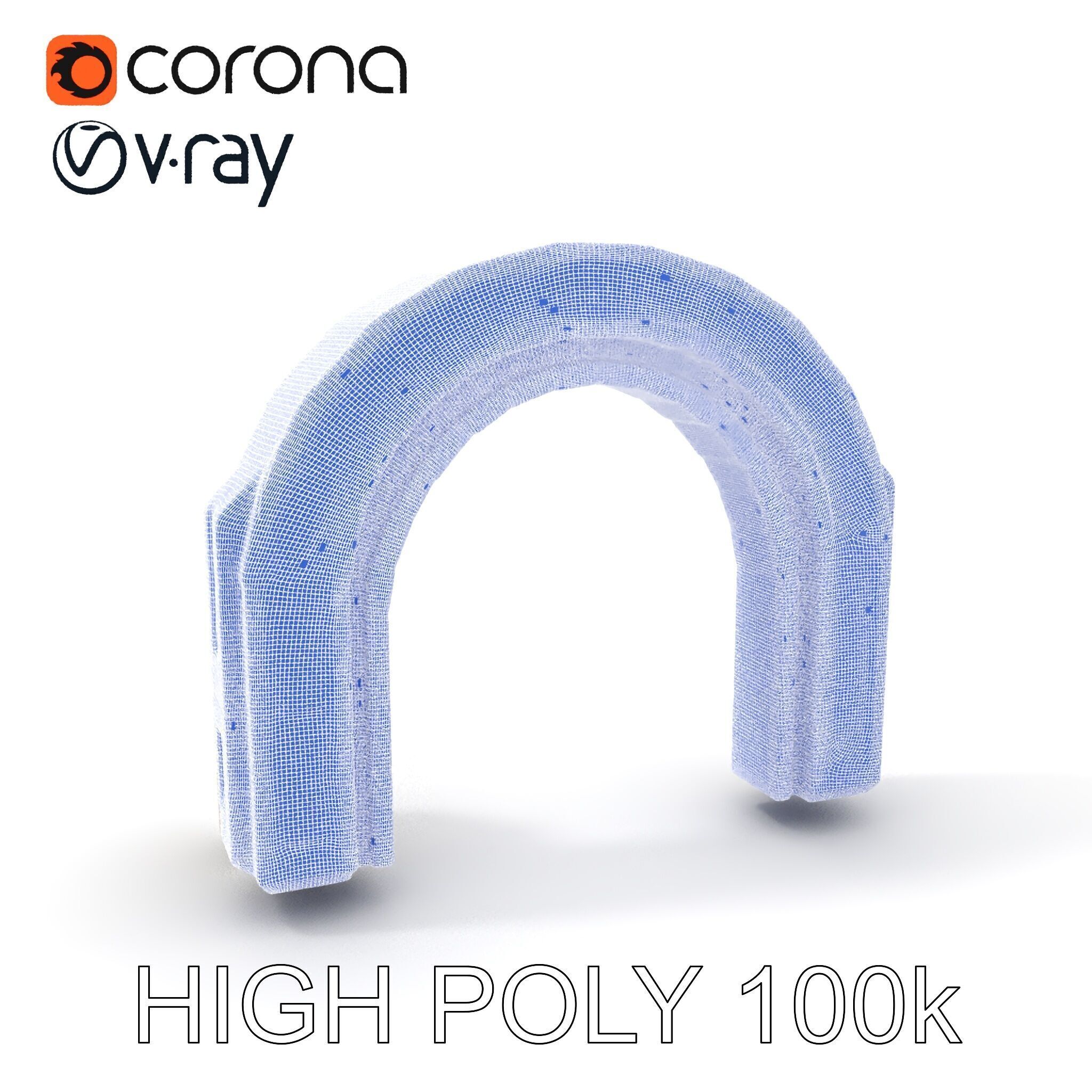 Ancient Stone Archway model pack Low-poly 3D model_4