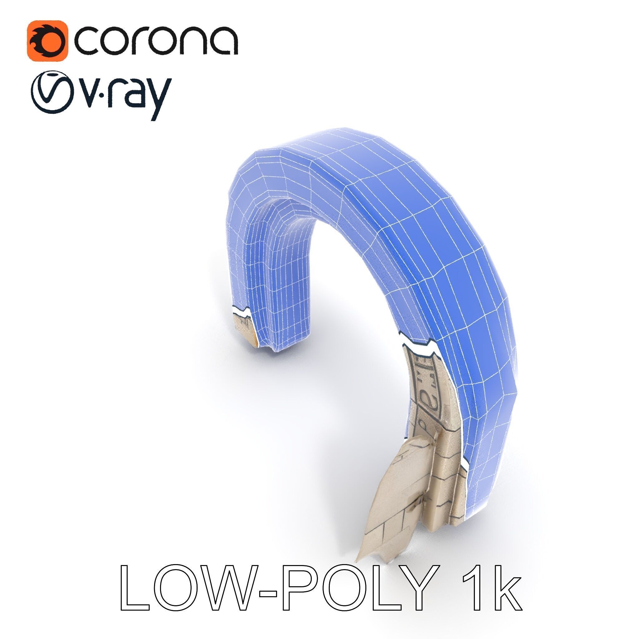 Ancient Stone Archway model pack Low-poly 3D model_31