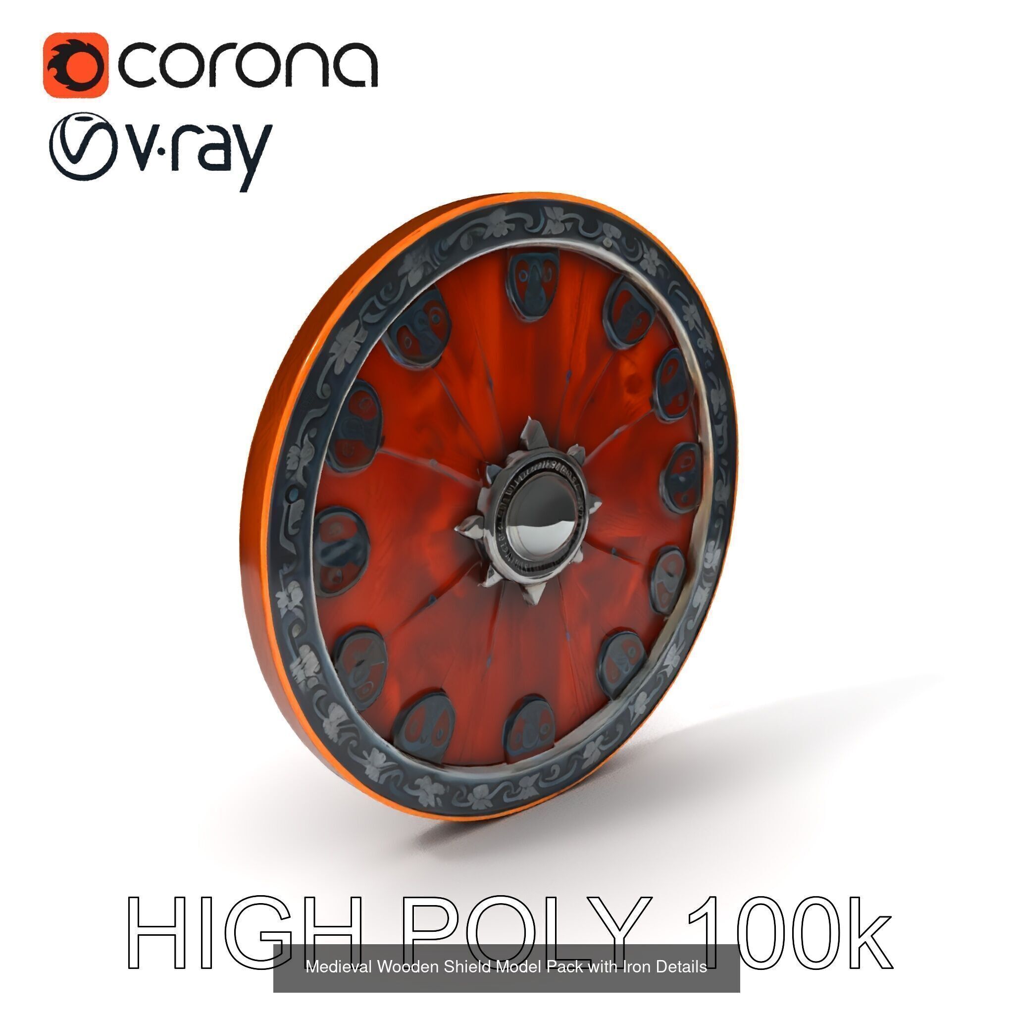 Medieval Shield Model Collection _13