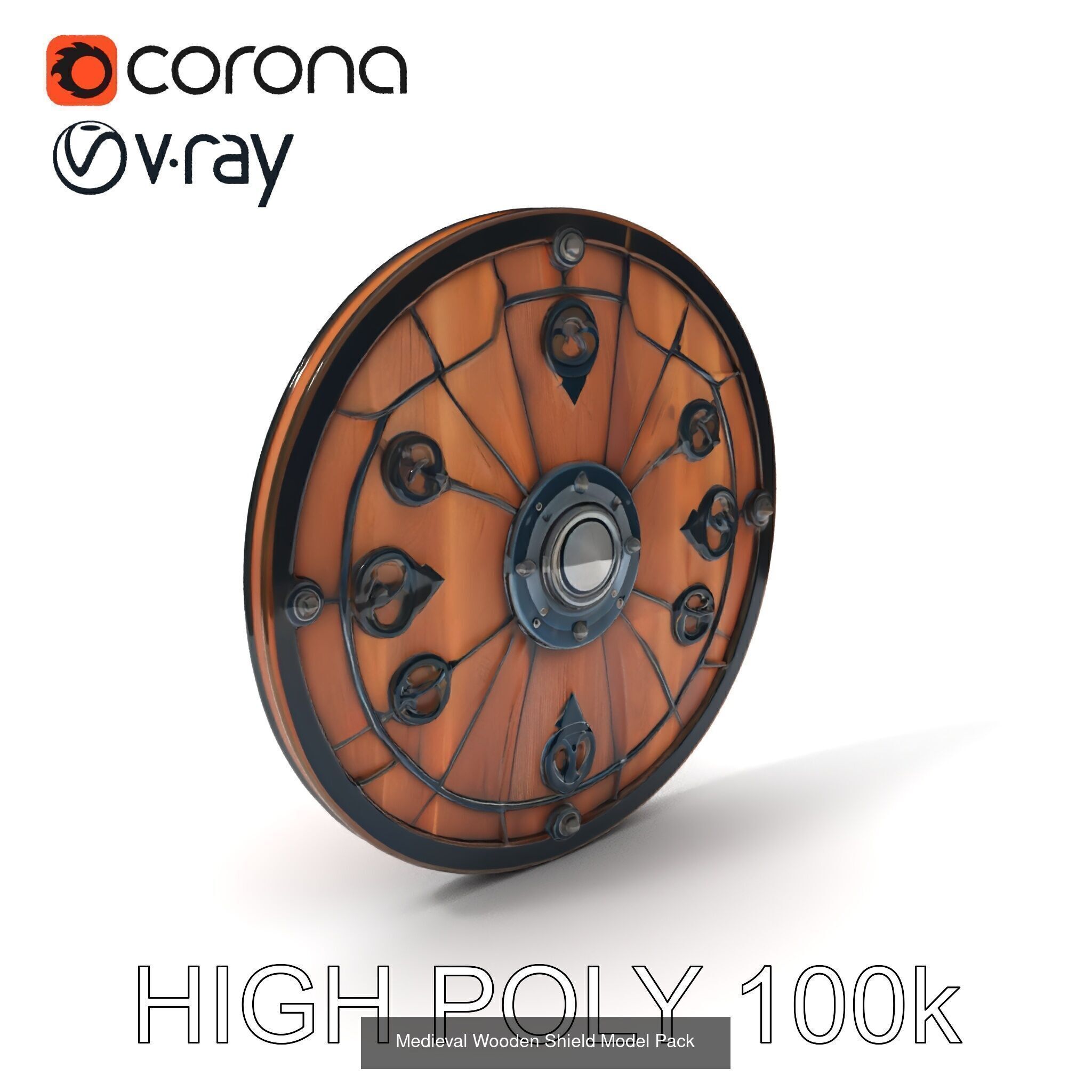 Medieval Shield Model Collection _10