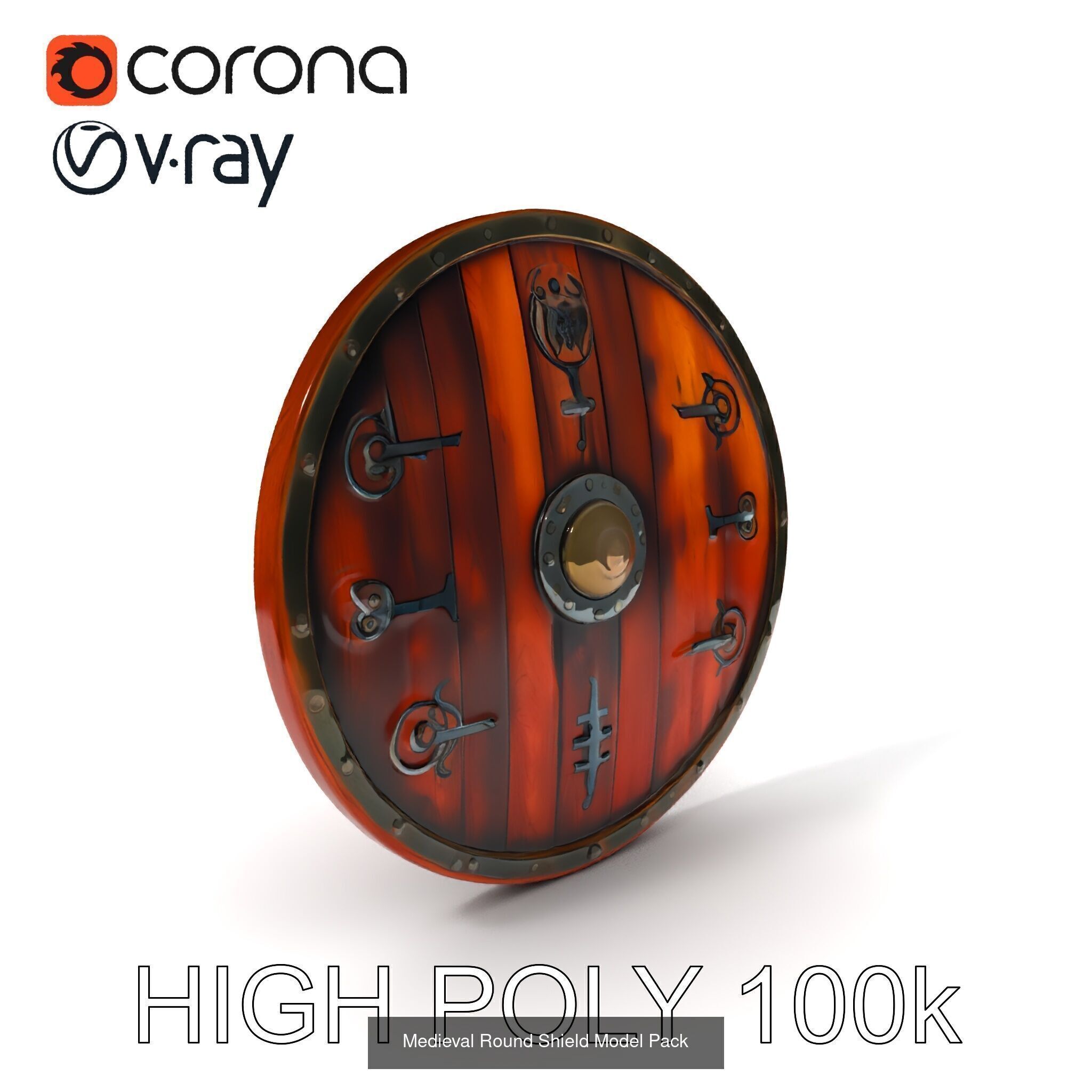 Medieval Shield Model Collection _18