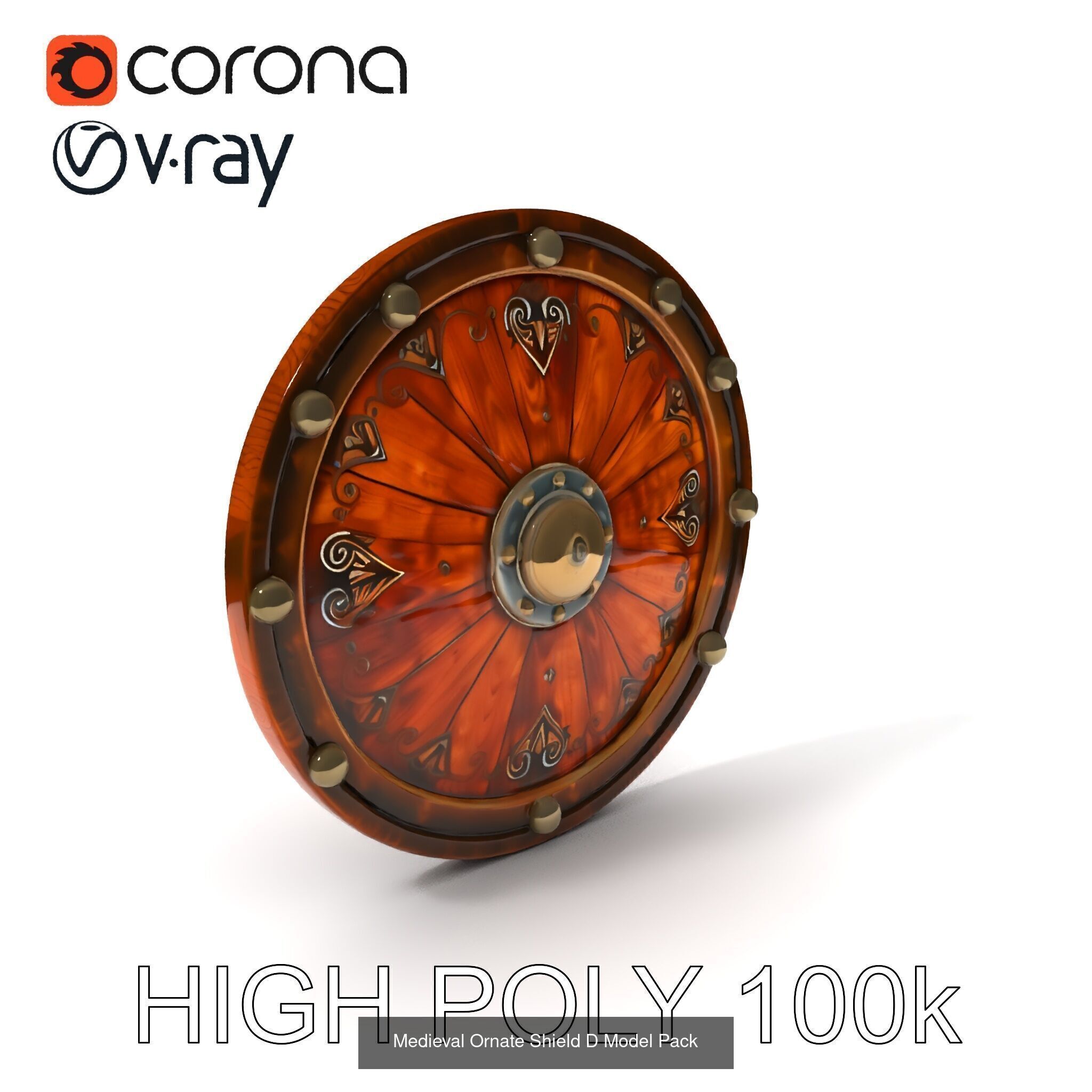 Medieval Shield Model Collection _12