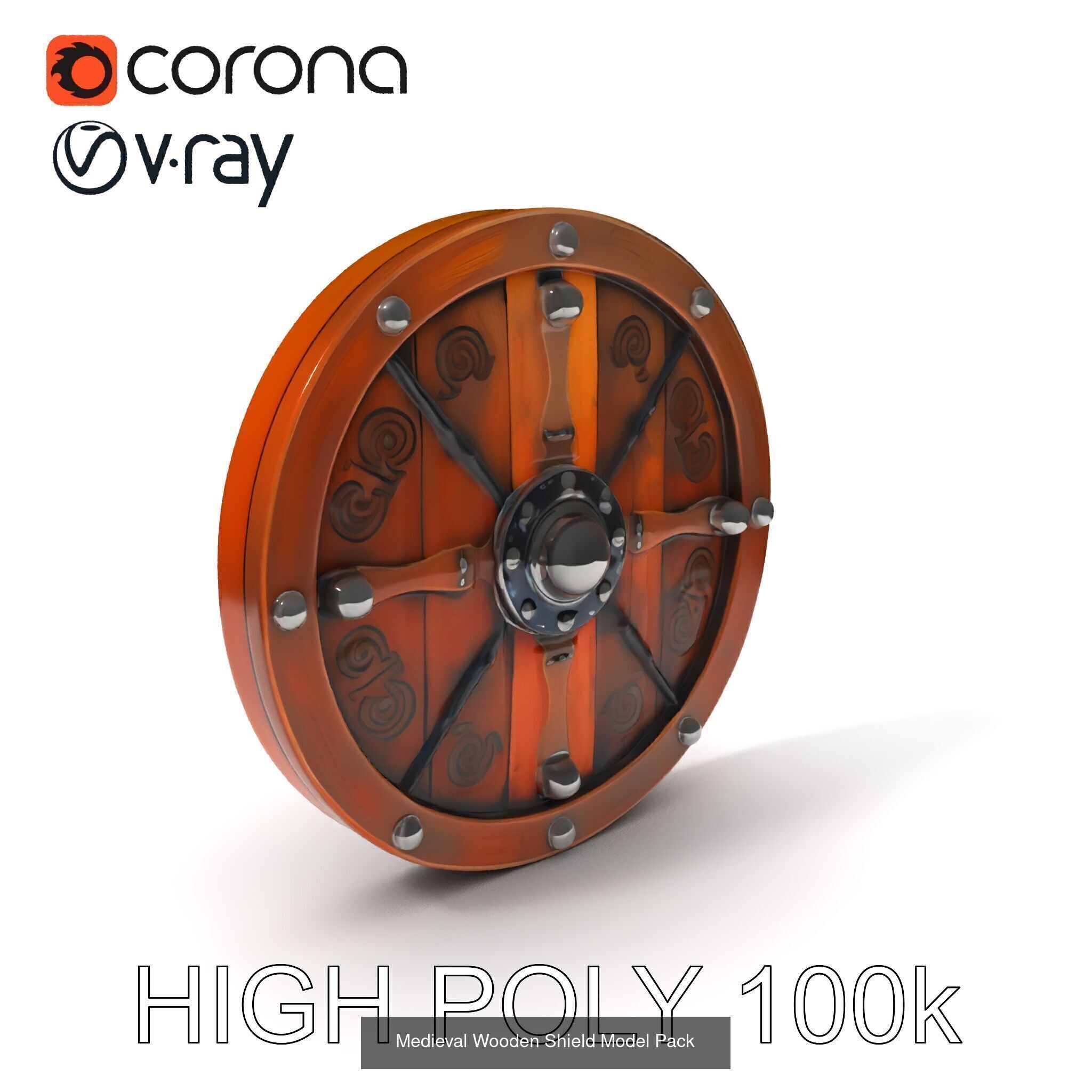 Medieval Shield Model Collection _14