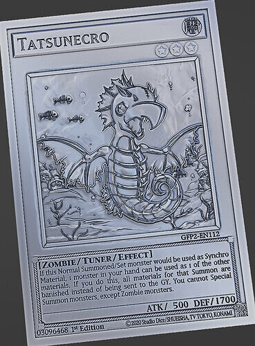 Tatsunecro - yu-gi-oh 3D print model