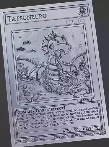 Tatsunecro - yu-gi-oh 3D print model
