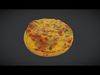 Pizza Mini Low-poly 3D model_1