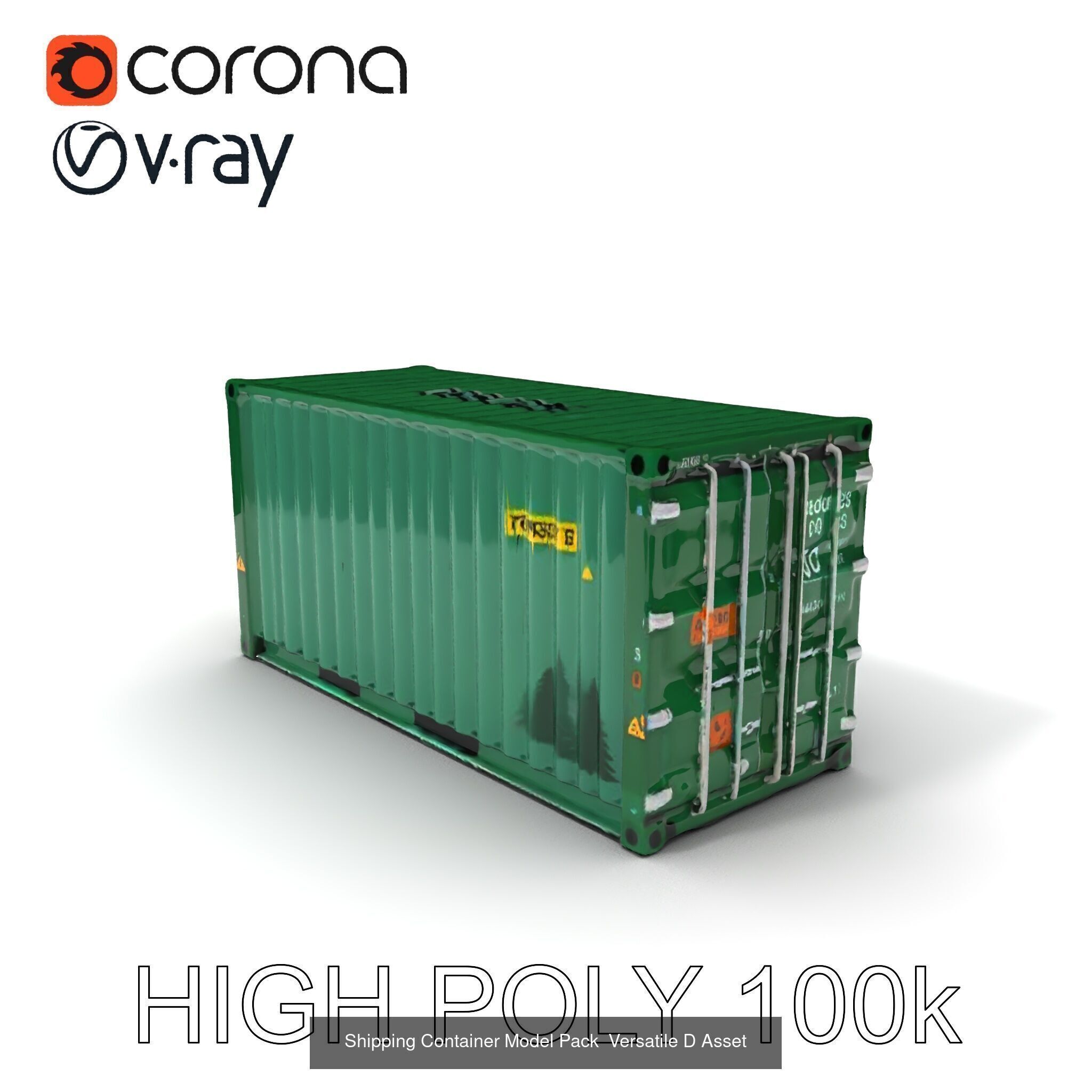 Comprehensive Shipping Container 3D Model Collection _10