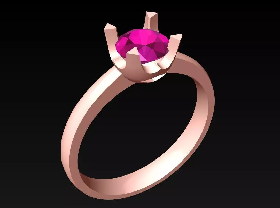 Diamond Ring - Womens Rings - N742034 3D print model