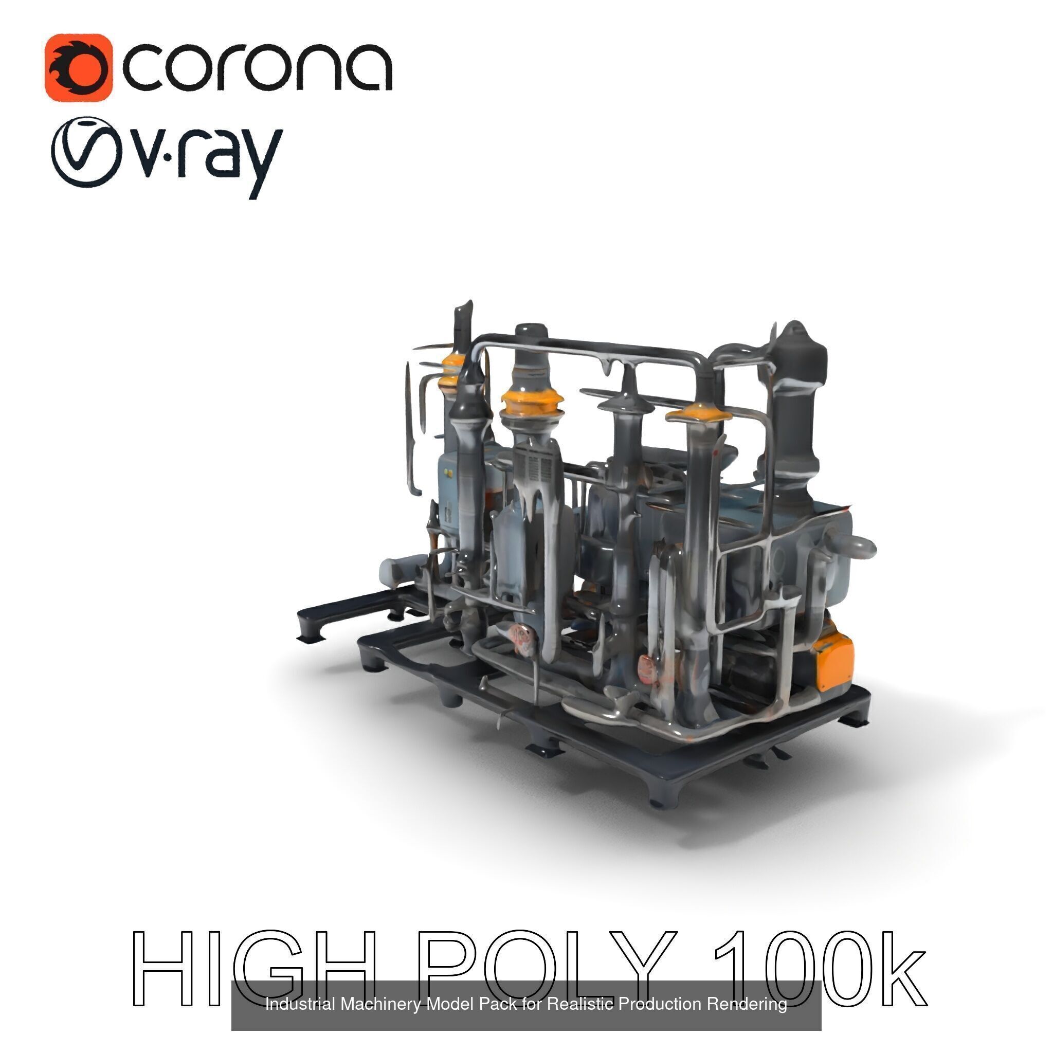 Comprehensive Industrial 3D Model Pack 3D Model Collection_14