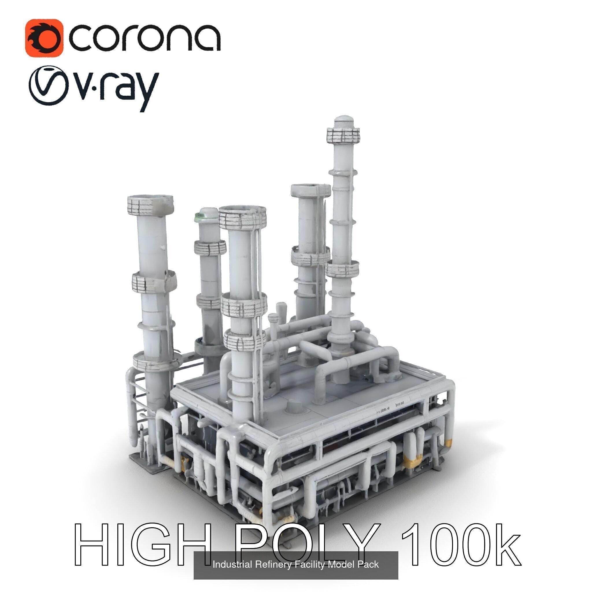 Comprehensive Industrial 3D Model Pack 3D Model Collection_21