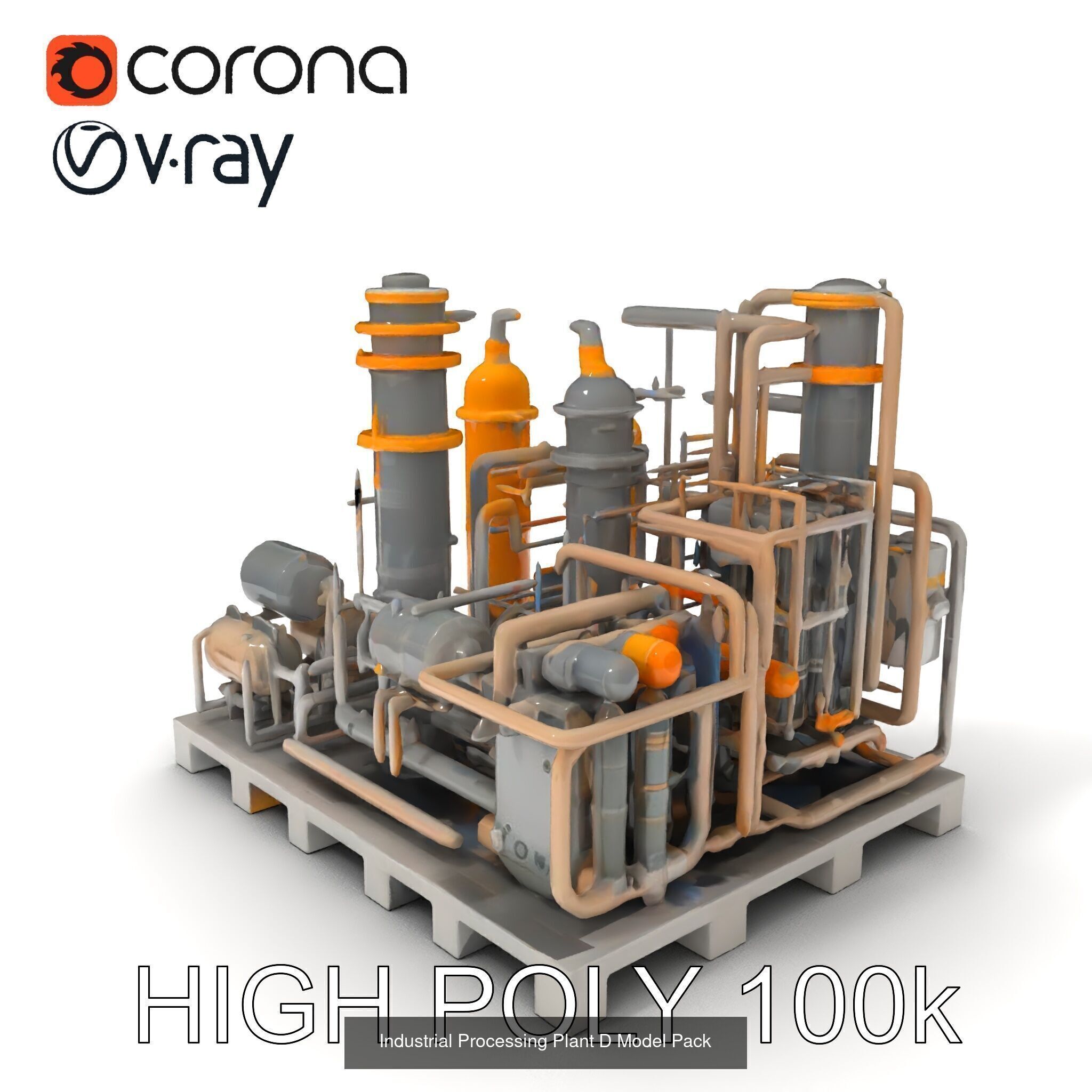 Comprehensive Industrial 3D Model Pack 3D Model Collection_19