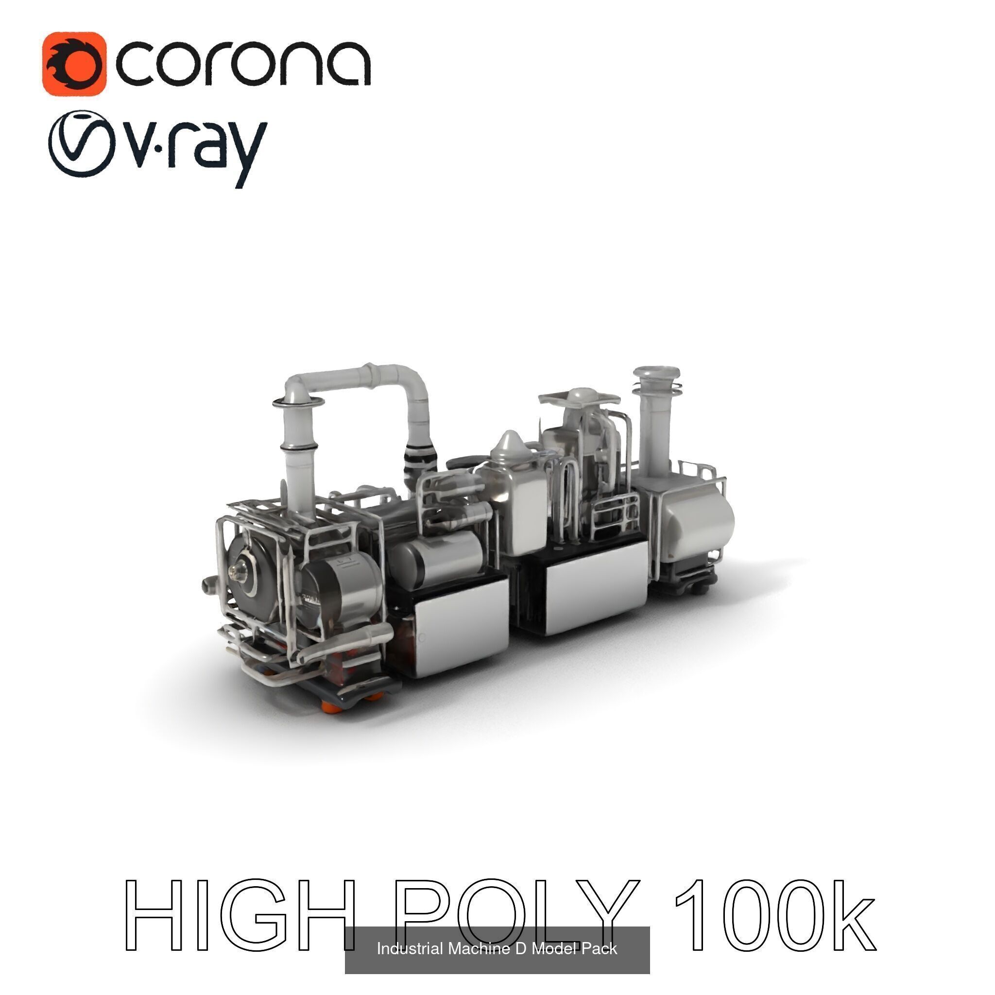 Comprehensive Industrial 3D Model Pack 3D Model Collection_16