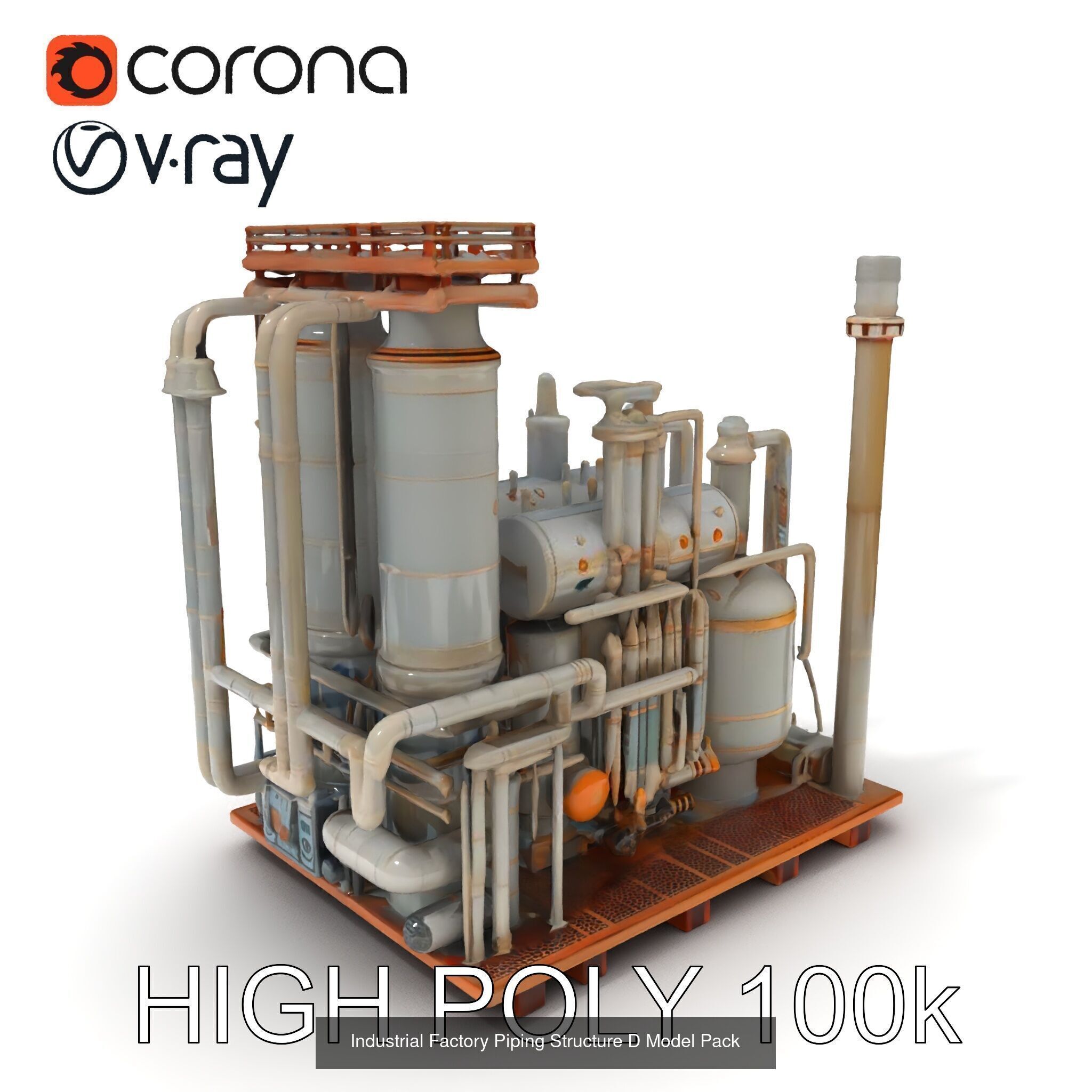 Comprehensive Industrial 3D Model Pack 3D Model Collection_23