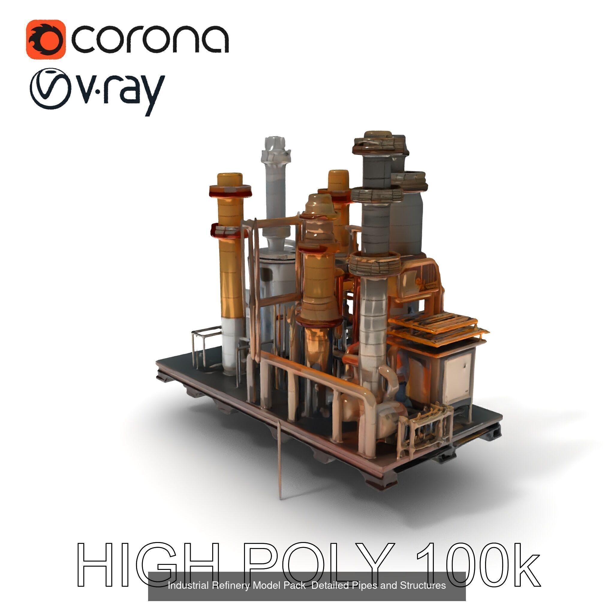 Comprehensive Industrial 3D Model Pack 3D Model Collection_17