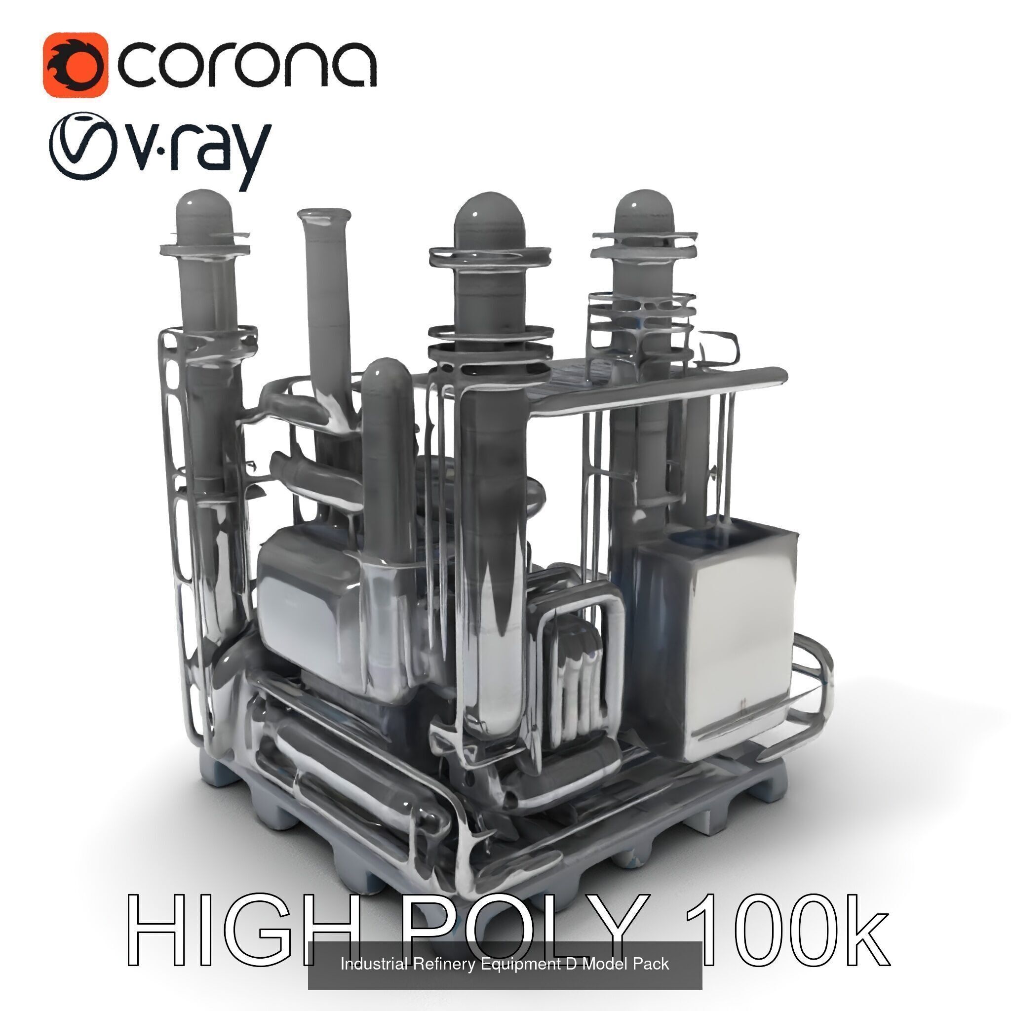 Comprehensive Industrial 3D Model Pack 3D Model Collection_22