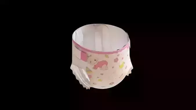 diapers teddy bear paper lantern