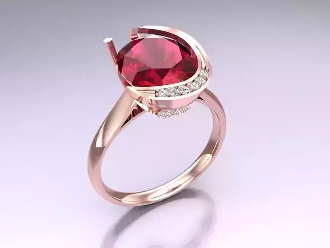 Oval stone ring - Womens Rings - N742345