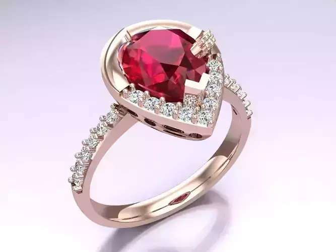 Pear Ring - Womens Rings - N752816