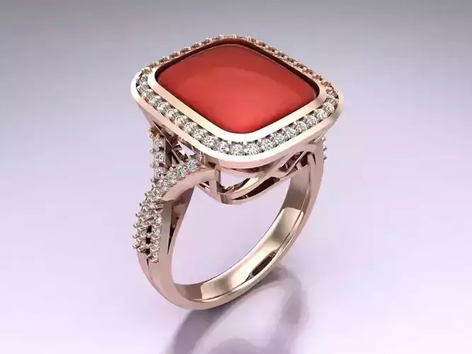 Rectangular Stone Rings - Womens Rings - N752842