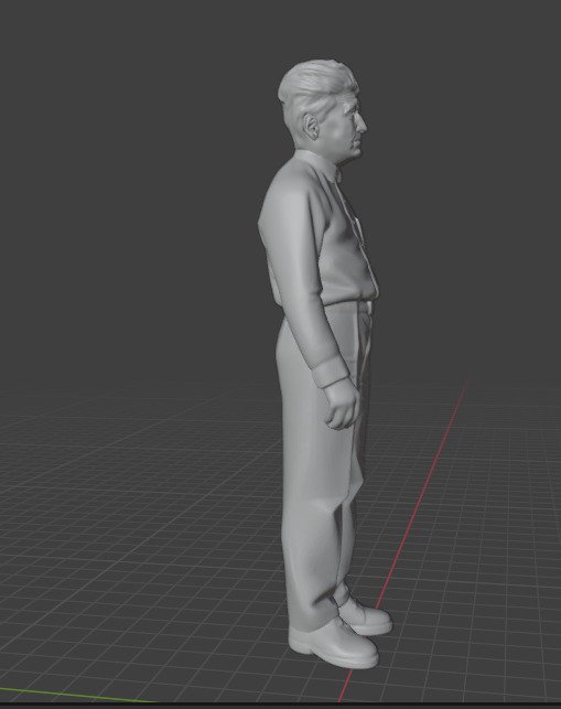 David Lynch 3D print model_3