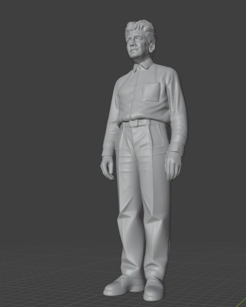 David Lynch 3D print model_7