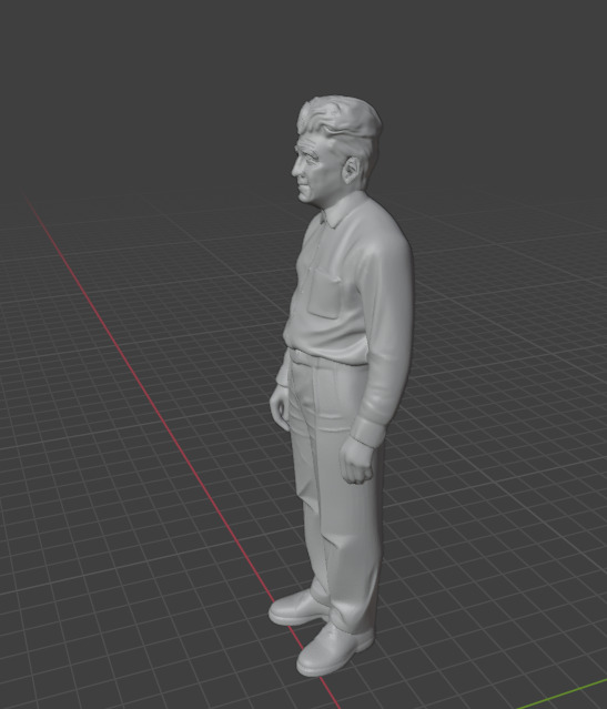 David Lynch 3D print model_5