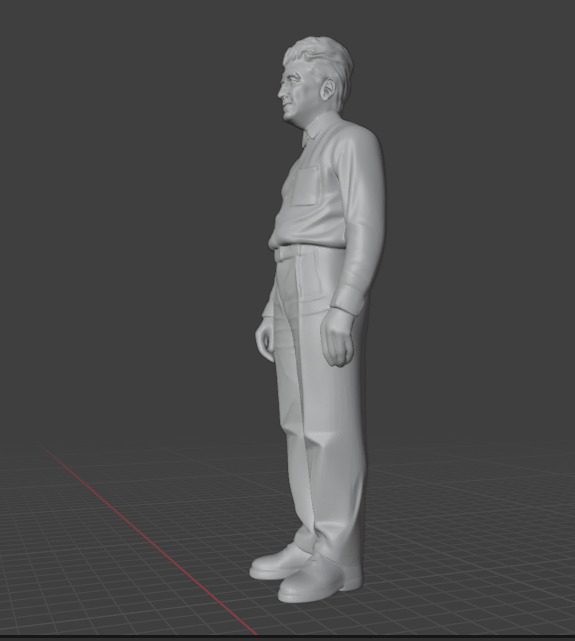 David Lynch 3D print model_9