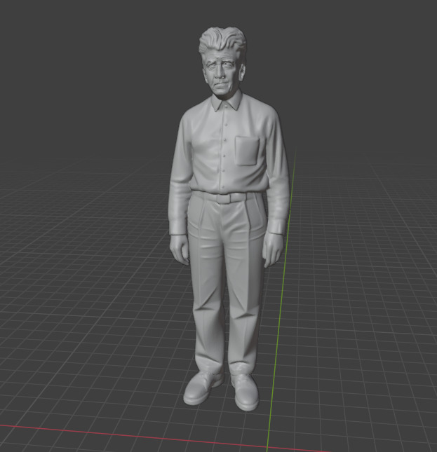 David Lynch 3D print model_11