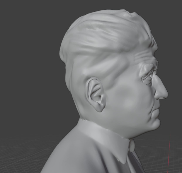David Lynch 3D print model_21