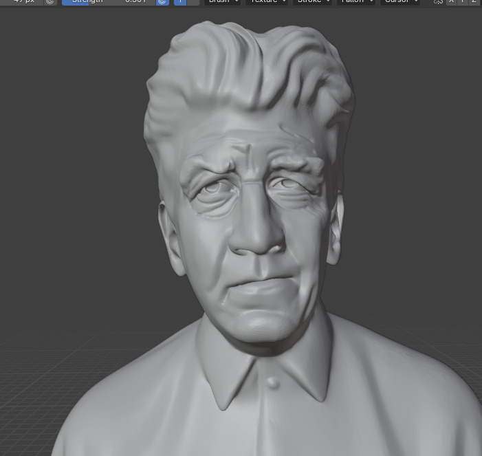 David Lynch 3D print model_18