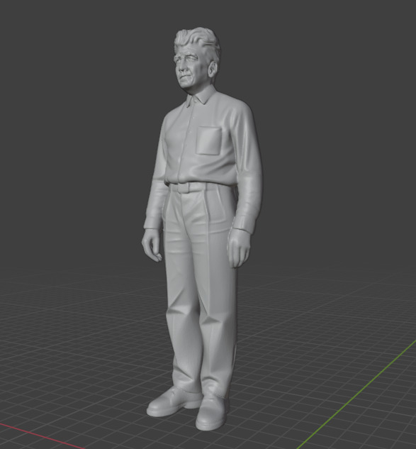 David Lynch 3D print model_13