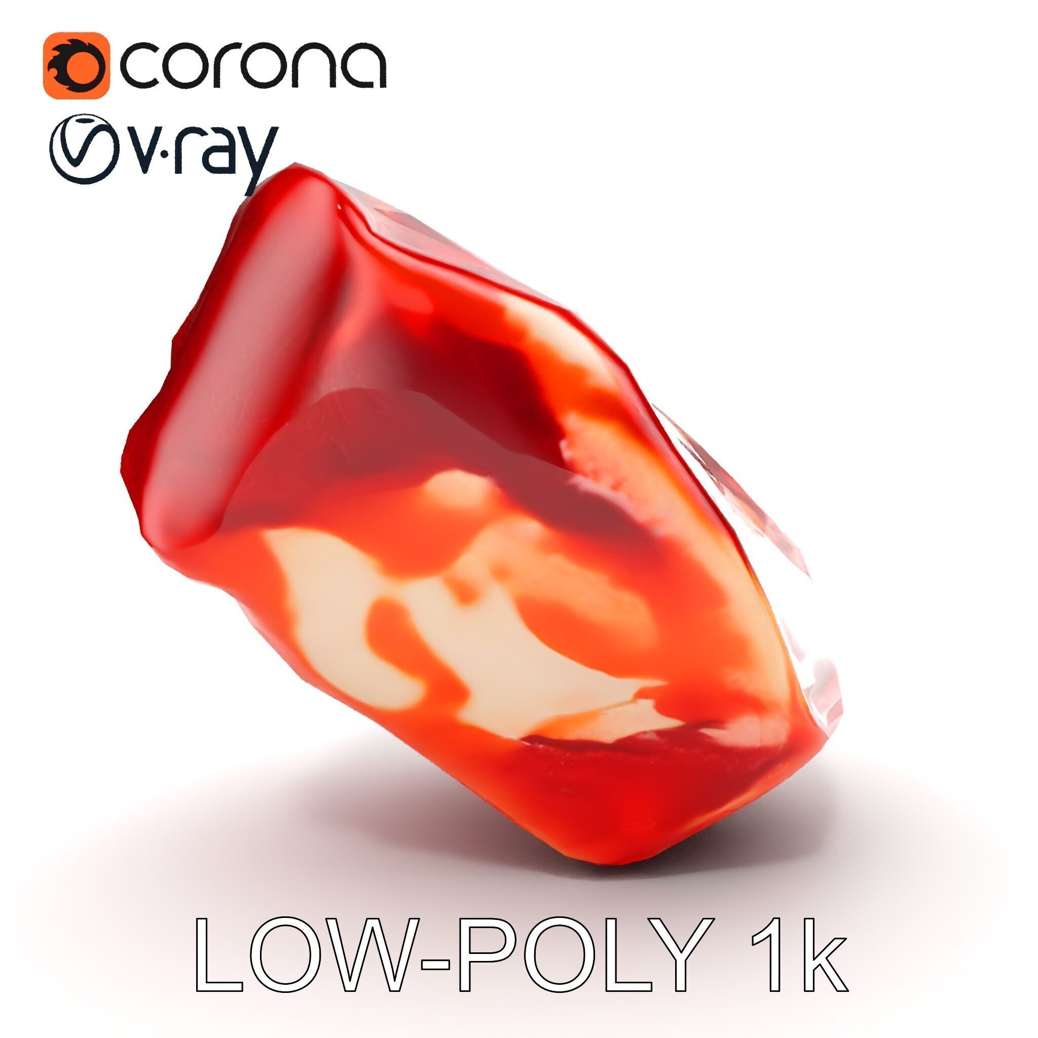 Raw Meat D Model Pack for Realistic Rendering Low-poly 3D model_21