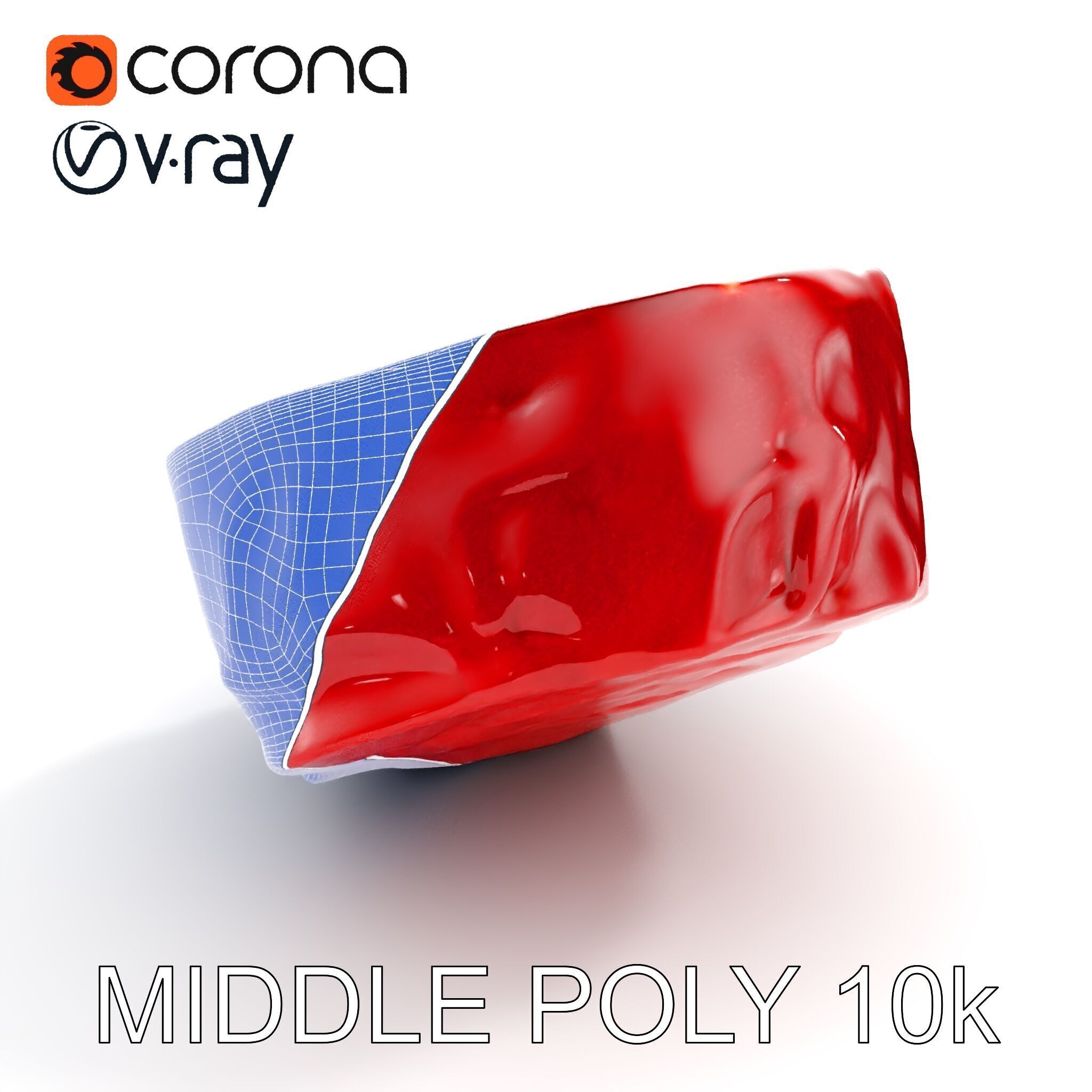 Raw Meat D Model Pack for Realistic Rendering Low-poly 3D model_26