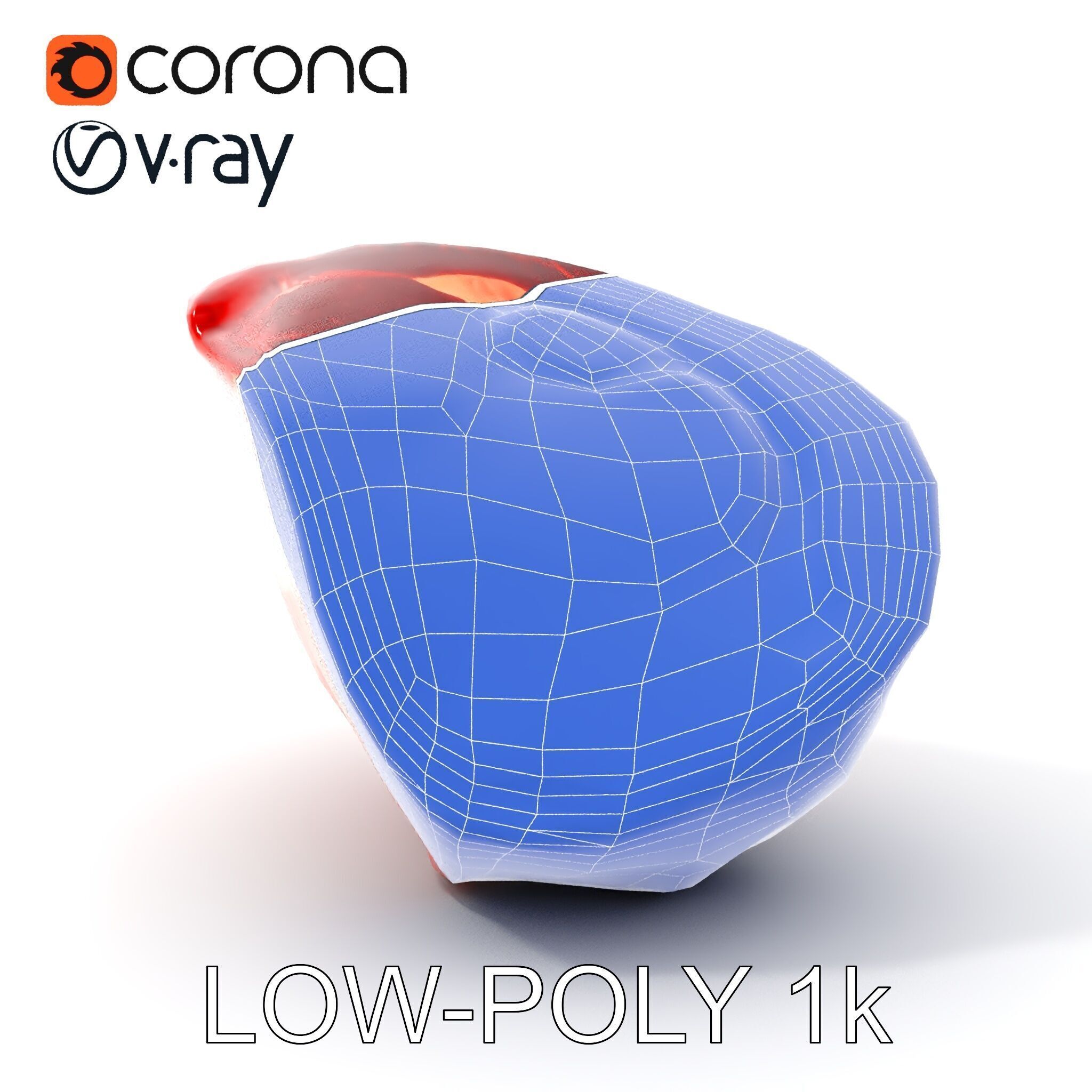 Raw Meat D Model Pack for Realistic Rendering Low-poly 3D model_8