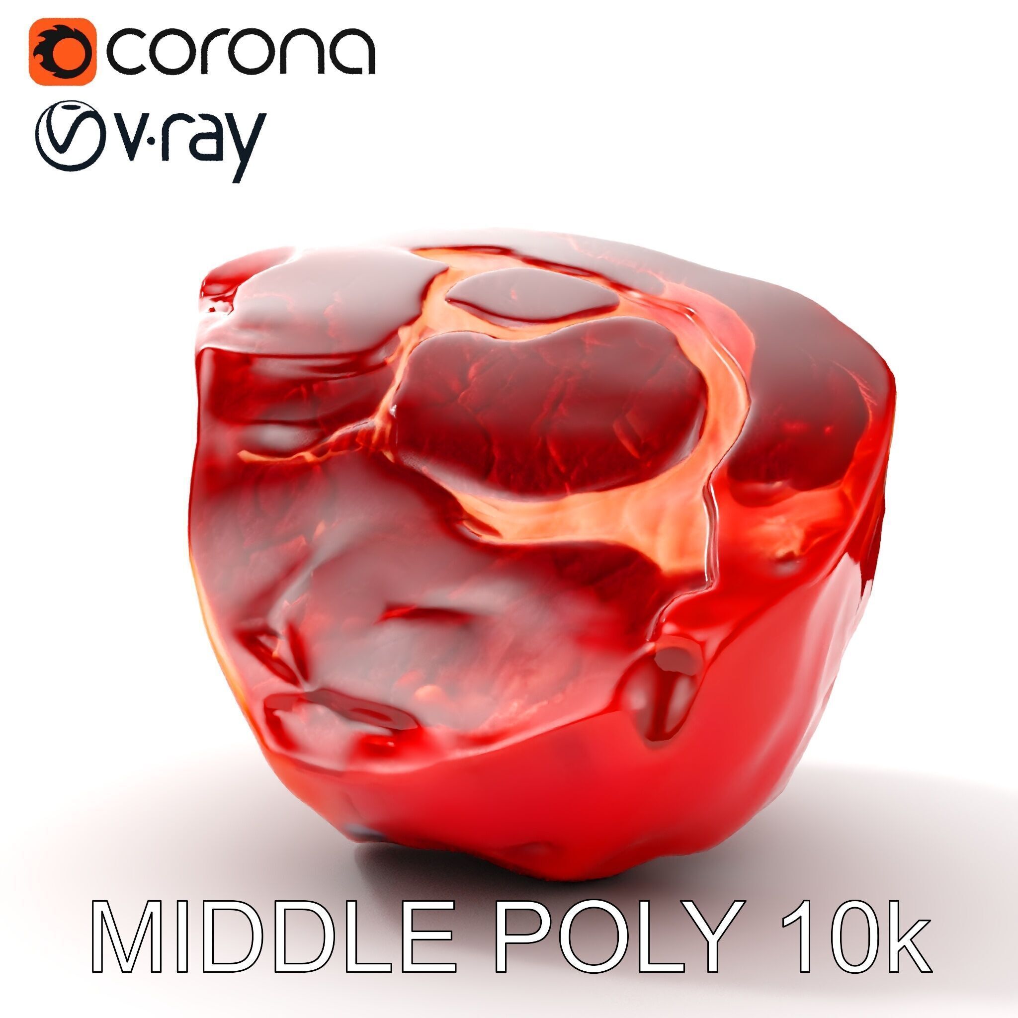 Raw Meat D Model Pack for Realistic Rendering Low-poly 3D model_17