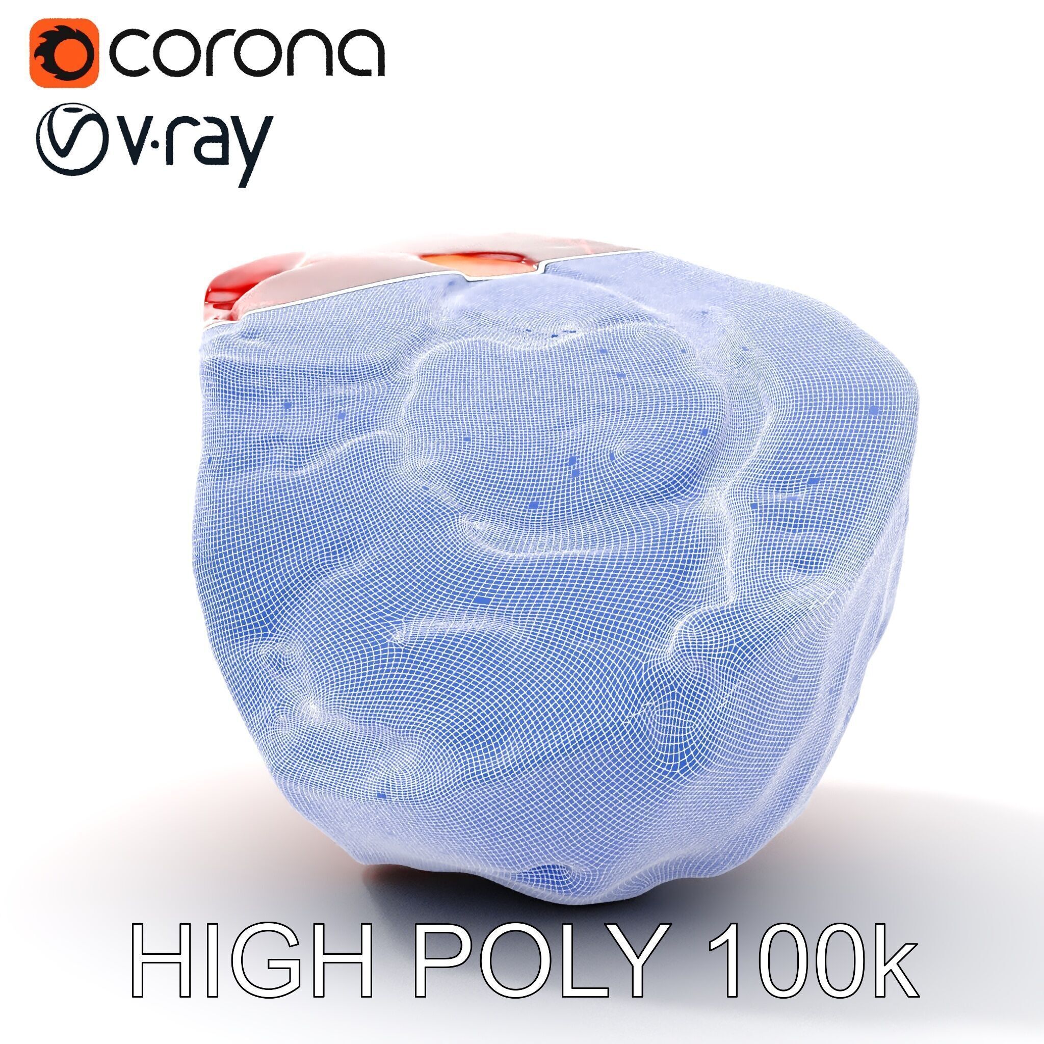 Raw Meat D Model Pack for Realistic Rendering Low-poly 3D model_22