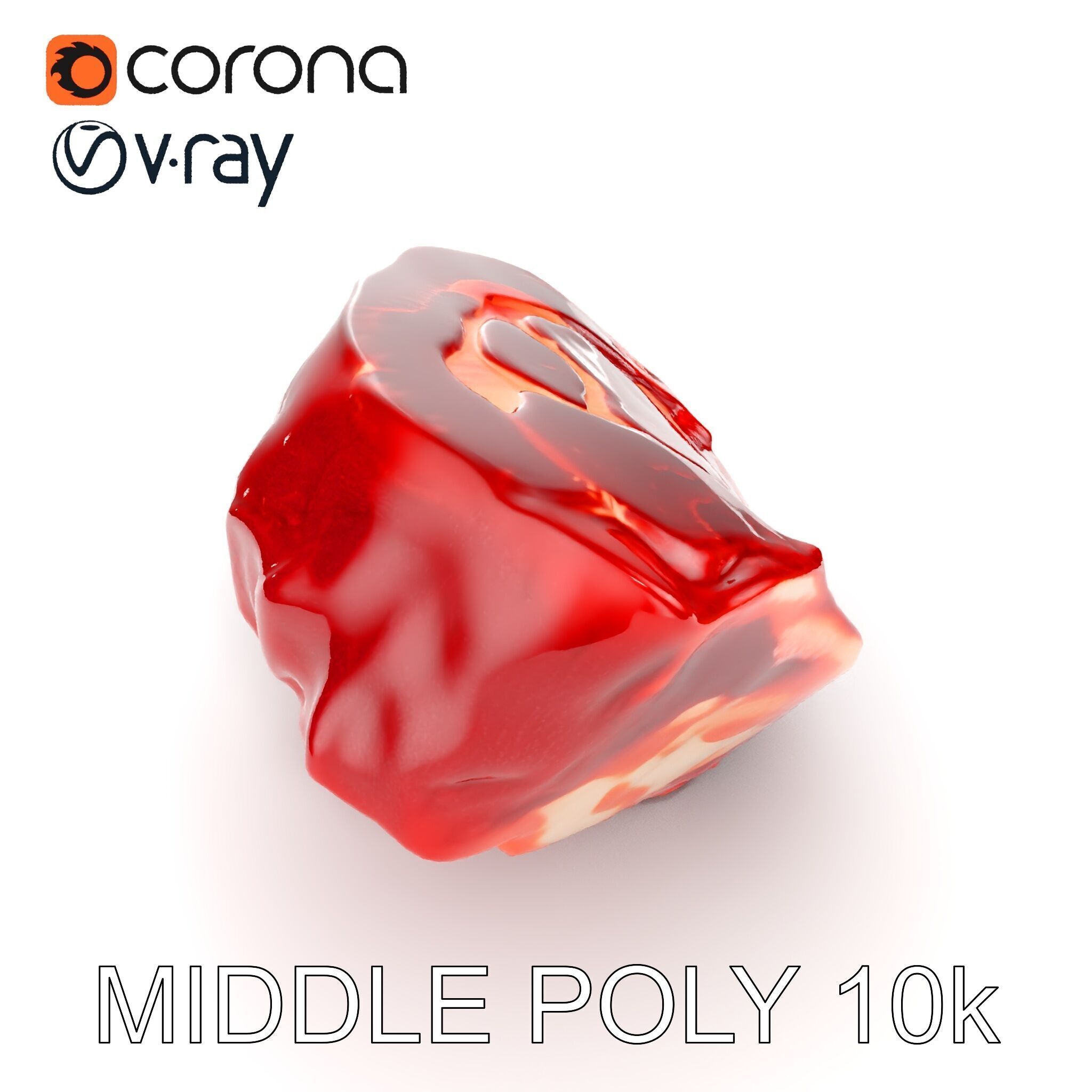 Raw Meat D Model Pack for Realistic Rendering Low-poly 3D model_7