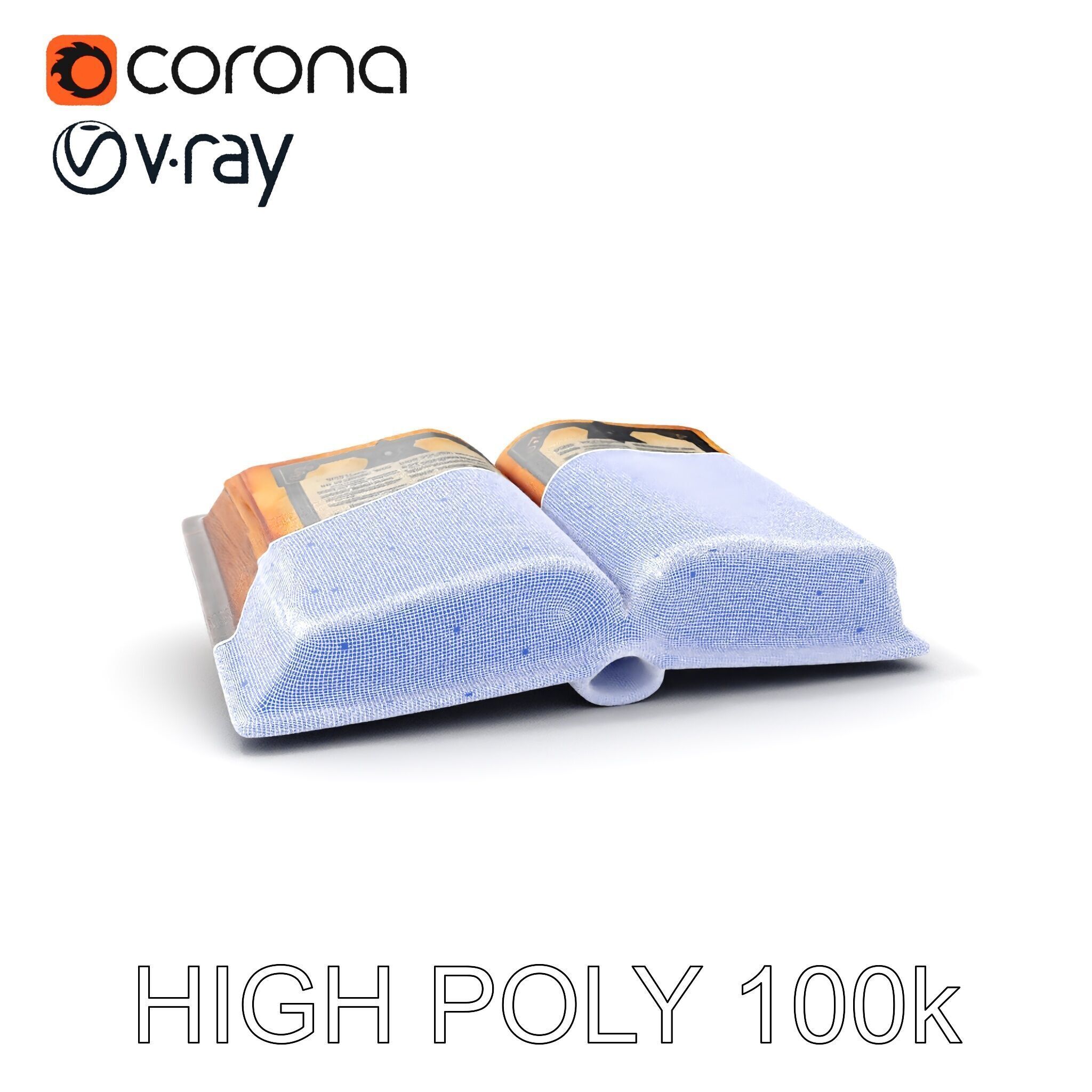 Ancient Book with Mystical Symbols Model Pack Low-poly 3D model_5