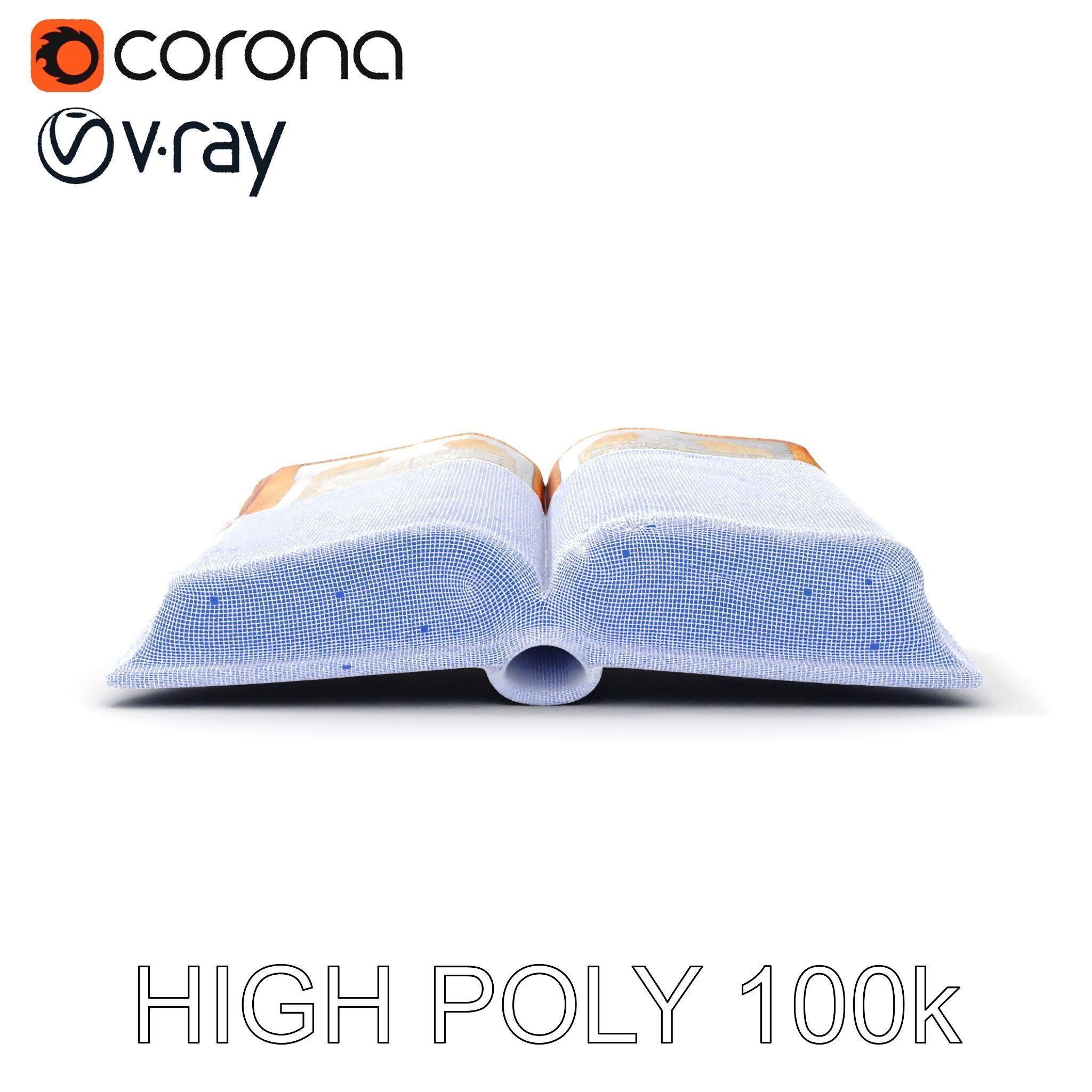 Ancient Book with Mystical Symbols Model Pack Low-poly 3D model_22