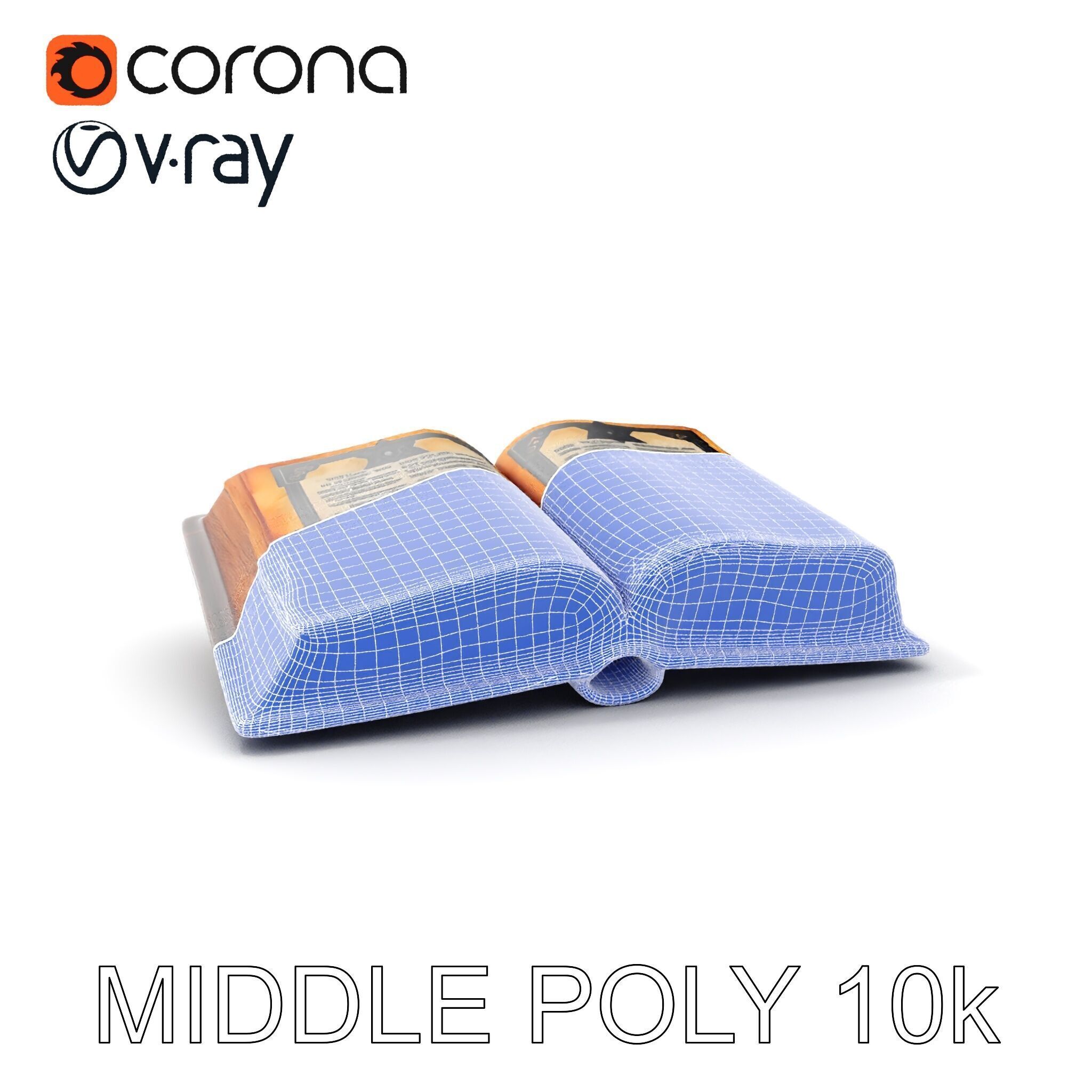 Ancient Book with Mystical Symbols Model Pack Low-poly 3D model_7