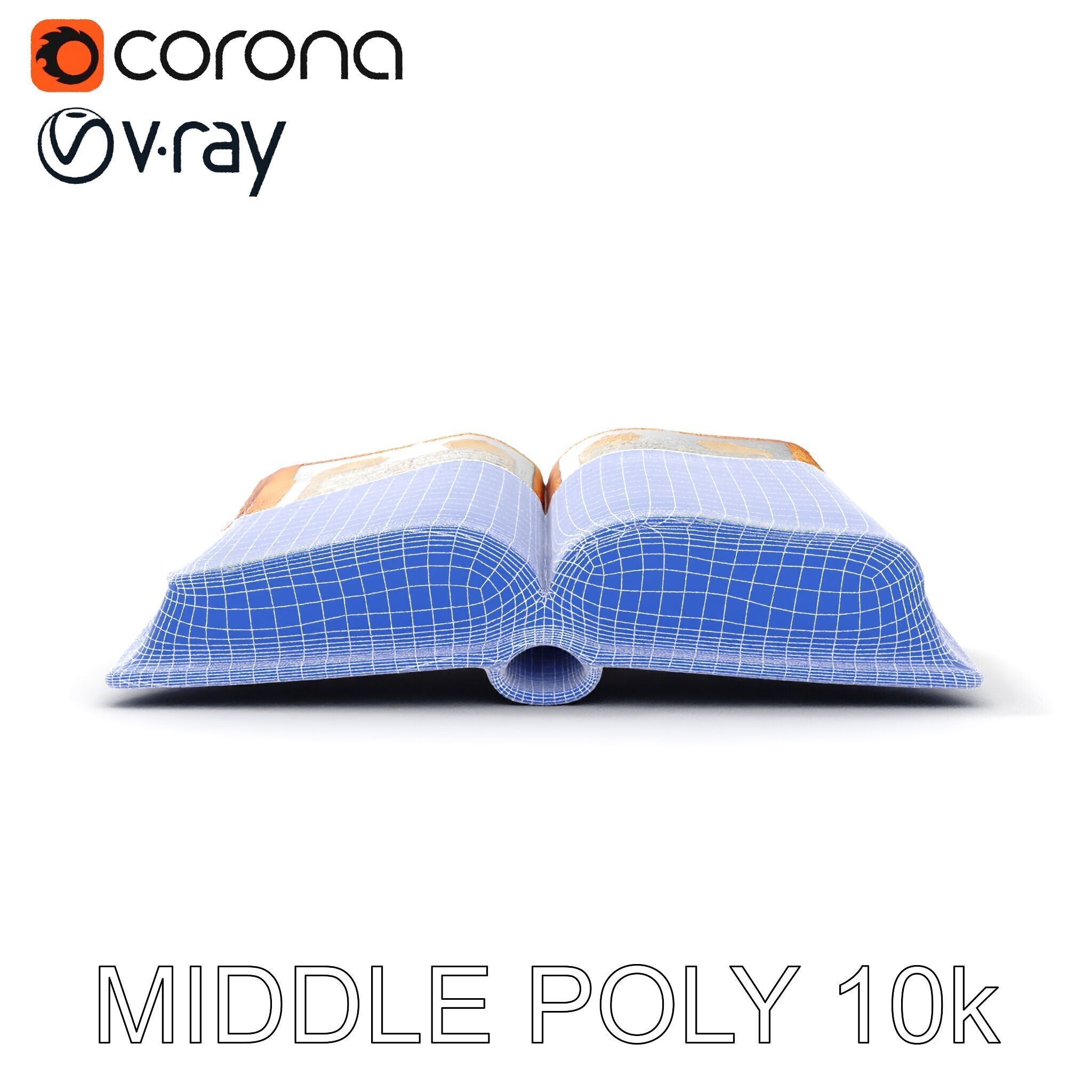 Ancient Book with Mystical Symbols Model Pack Low-poly 3D model_20