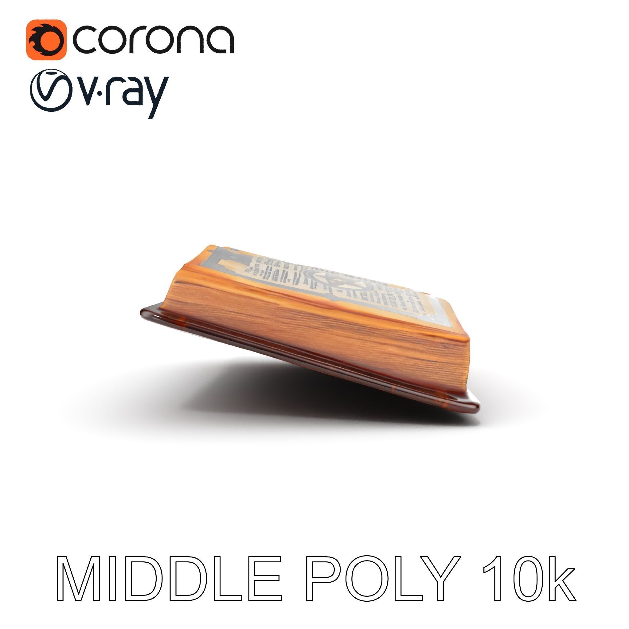 Ancient Book with Mystical Symbols Model Pack Low-poly 3D model_12