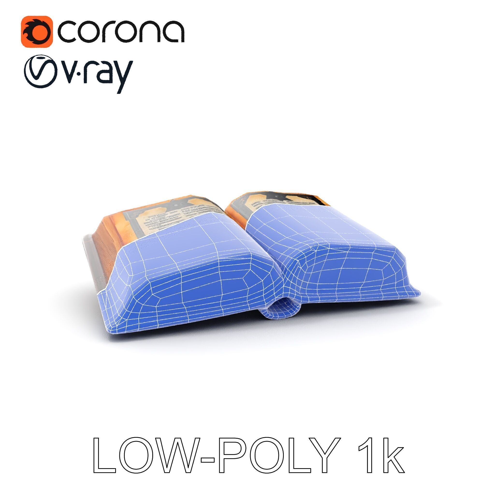 Ancient Book with Mystical Symbols Model Pack Low-poly 3D model_33