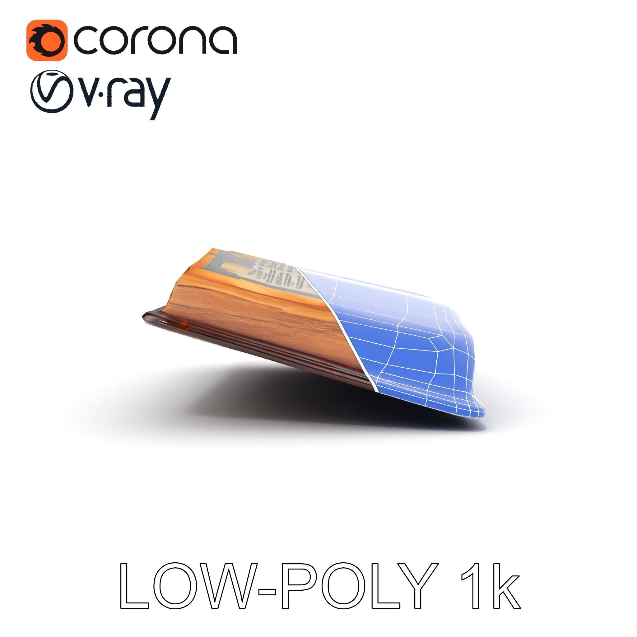 Ancient Book with Mystical Symbols Model Pack Low-poly 3D model_24