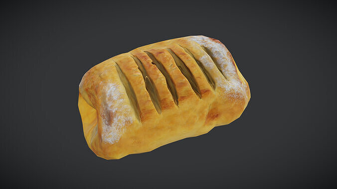 Pastry 3 Low-poly 3D model