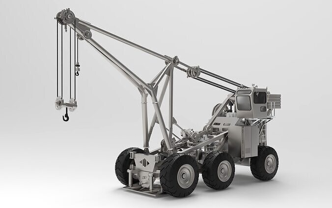 Carrier Tilly  Aircraft Carrier Crash Crane 3D Model 1 35  3D print model