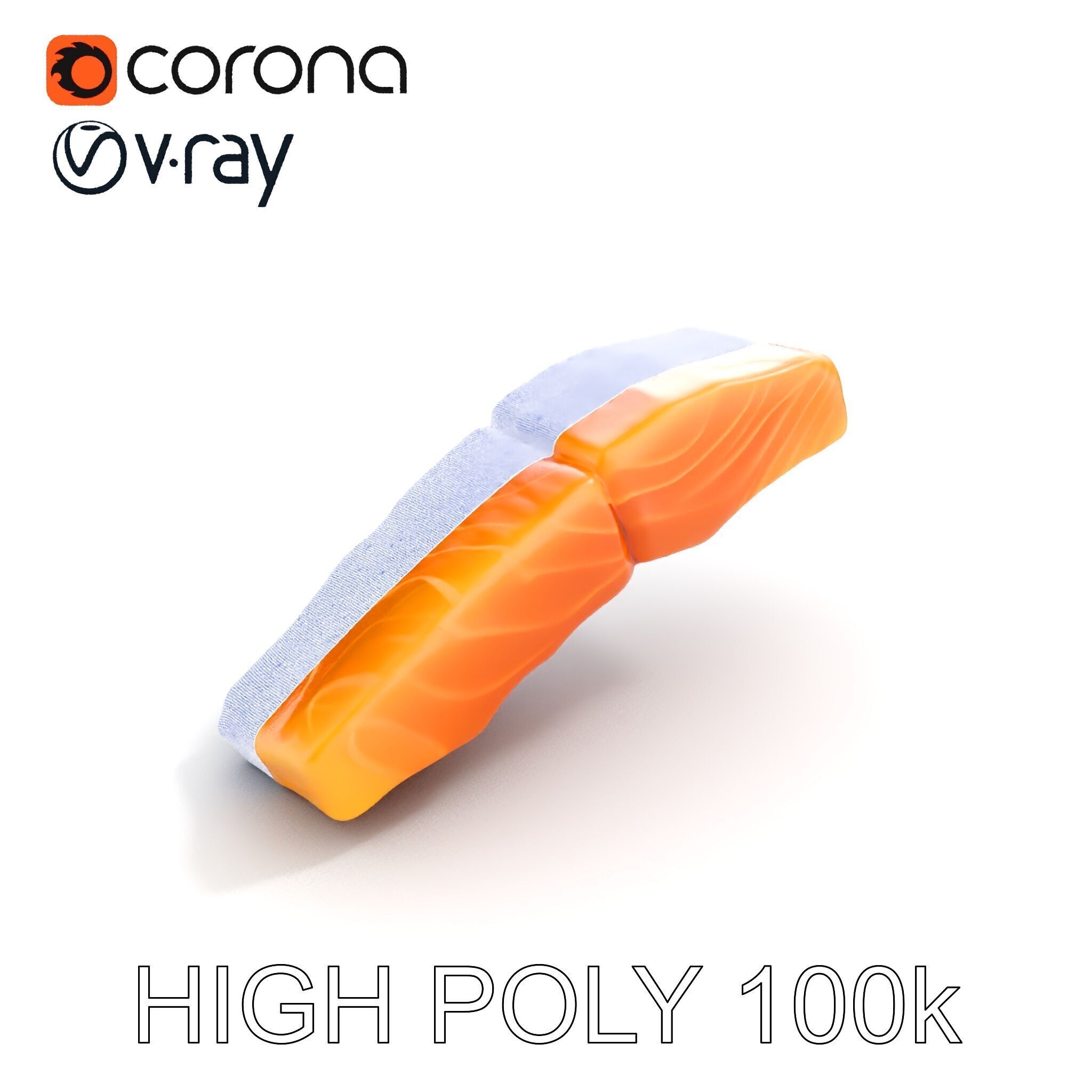 Salmon Fillet D Model Pack Low-poly 3D model_27