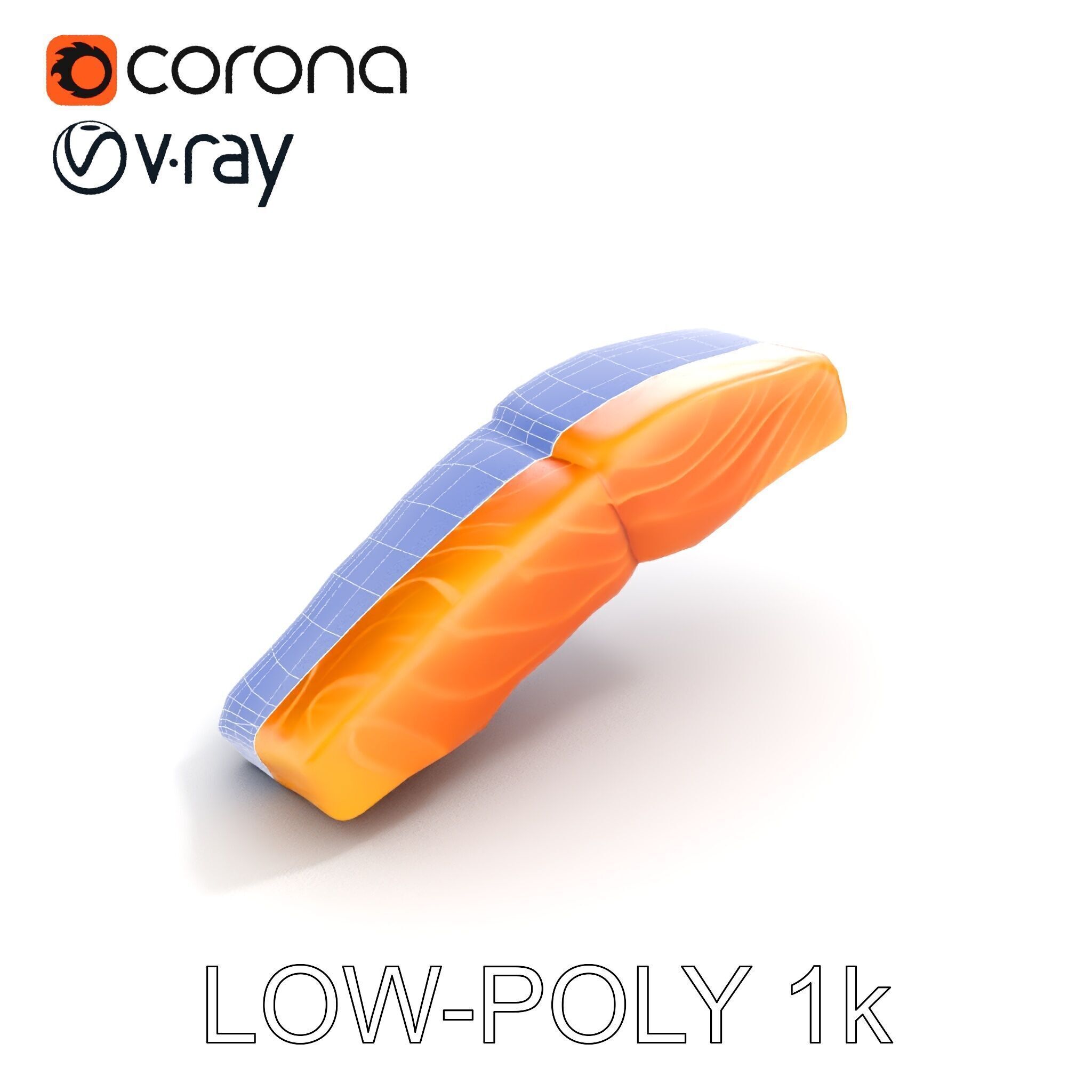 Salmon Fillet D Model Pack Low-poly 3D model_32