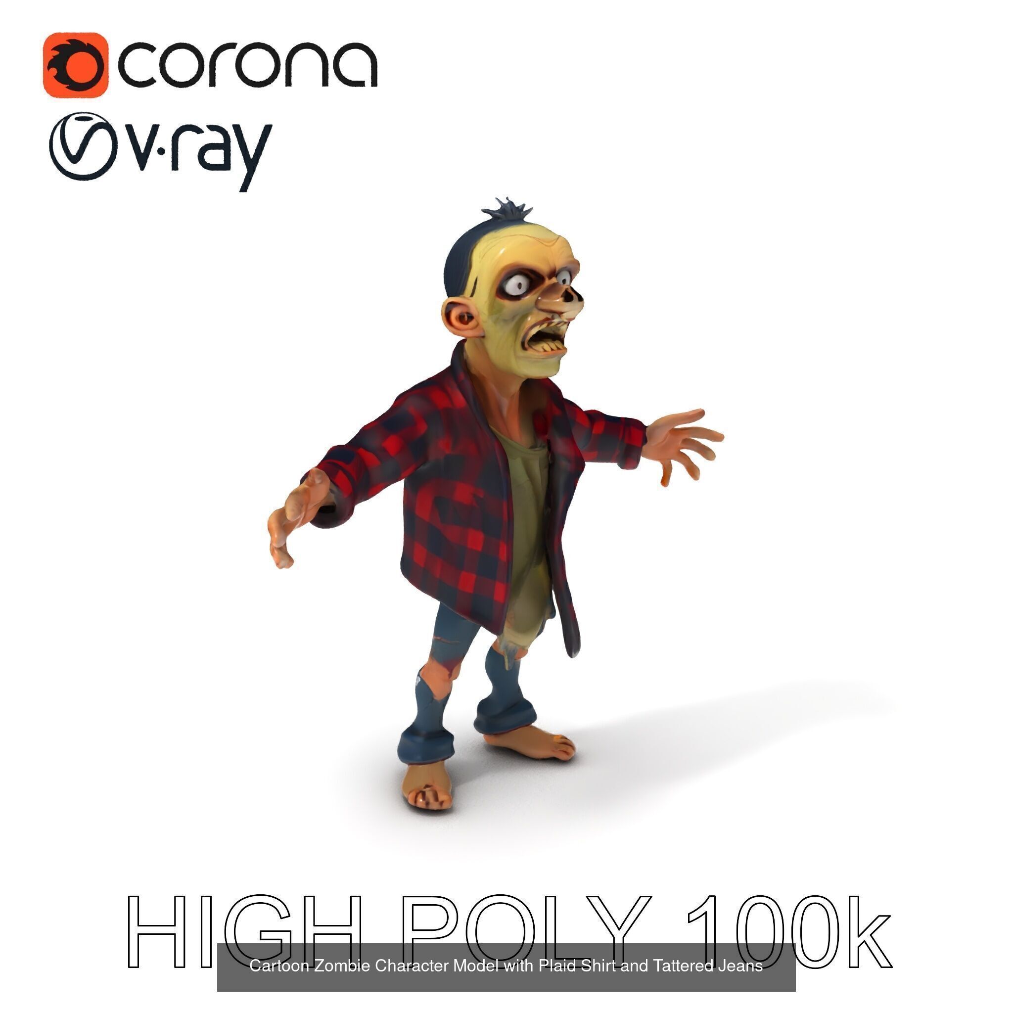 Diverse Character Models Pack 3D Model Collection_29